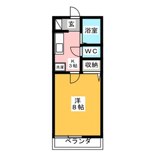 フェイバハイム【1階】の間取り