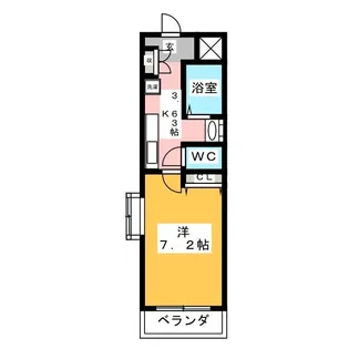 アールズコート【2階】の間取り