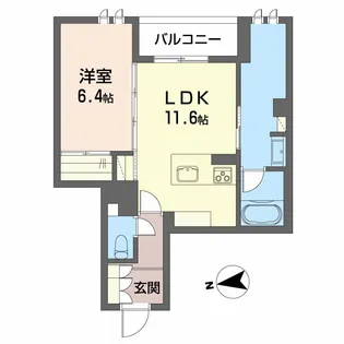 ヴェスプッチ【3階】の間取り