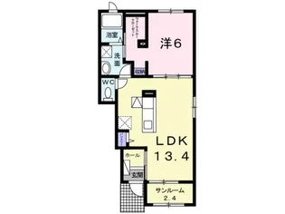 トラスト I【1階】の間取り