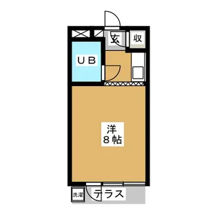 コーポベル【1階】の間取り