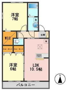 東京都葛飾区鎌倉1【アパート】の間取り
