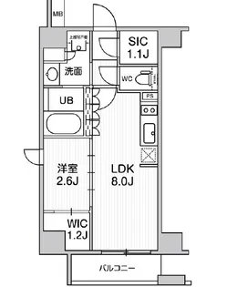 シーズンフラッツ新高円寺【2階】の間取り