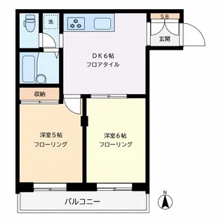 メンゼイル柿の木坂【3階】の間取り
