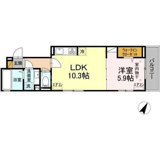 NK香取【1階】の間取り