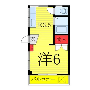 フナド ハイツ カマクラ【2階】の間取り