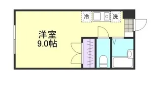 1Kの間取り画像