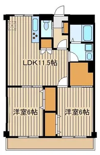 グリーンパークみその【4階】の間取り