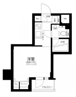 東京都墨田区緑3【マンション】の間取り