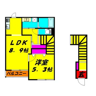 SAGITTARIA【2階】の間取り