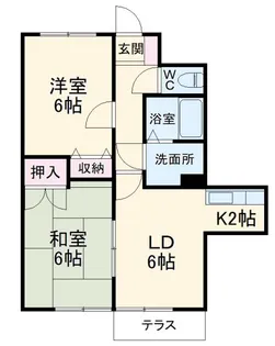 コートエスタ【1階】の間取り