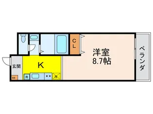 Nasic宝塚Hills【2階】の間取り