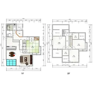 群馬県高崎市下中居町【一戸建】の間取り