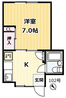 有希荘【1階】の間取り