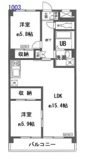 グランメール戸田II【10階】の間取り
