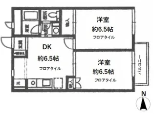 埼玉県さいたま市浦和区元町2【アパート】の間取り