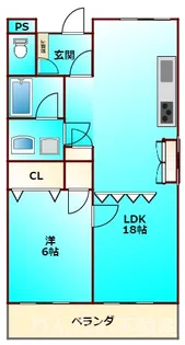 ルモンド交成【3階】の間取り