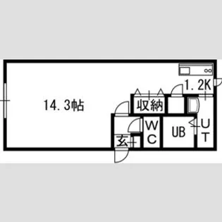 麻生アクアリオ【2階】の間取り