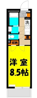 埼玉県三郷市三郷3【マンション】の間取り