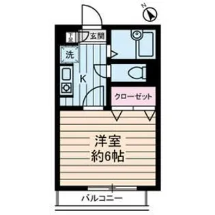 クレール・カサベルデ【2階】の間取り