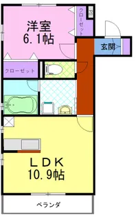 M.グラード【3階】の間取り