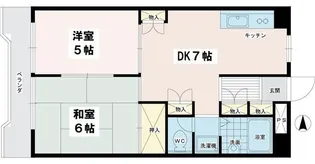 オークハイツ多摩【3階】の間取り
