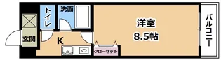クローバーハイツIII【1階】の間取り