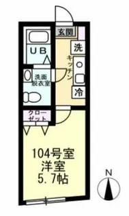 Beach Lagoon杉田【1階】の間取り