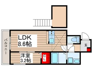 ベスト大和【3階】の間取り