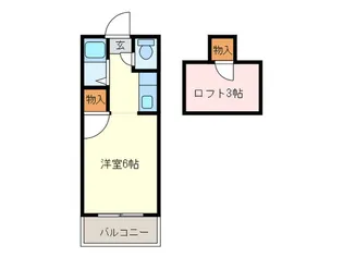 セーヌ和白東【2階】の間取り