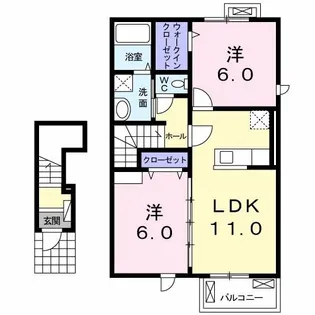 Venus I【2階】の間取り