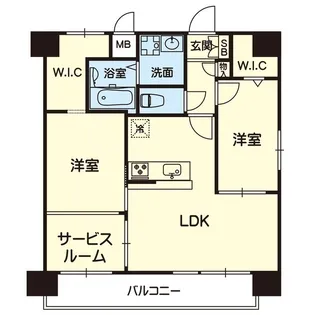 for u 県立大南【7階】の間取り