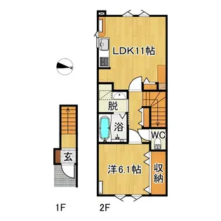 仮)俵元2丁目新築AP【2階】の間取り