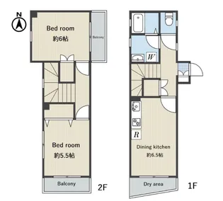 東京都目黒区上目黒5【マンション】の間取り