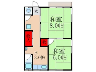 Colina尺谷【1階】の間取り