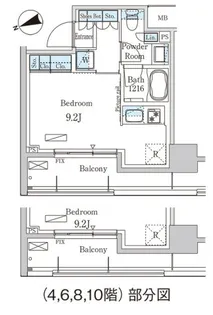 東京都墨田区向島1【マンション】の間取り