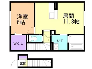 D-roomISHIEI【2階】の間取り