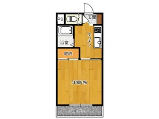 柳沢マンション【1階】の間取り