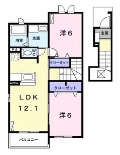 Piso 小本【2階】の間取り