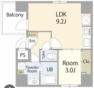 ル・ジュジュヨコハマ【9階】の間取り