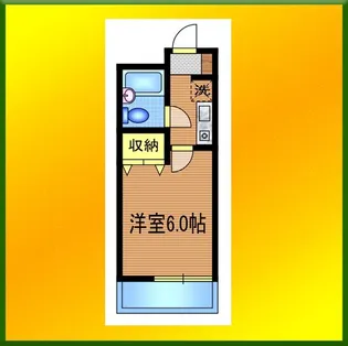 Y s Rosso FUSIMI【1階】の間取り