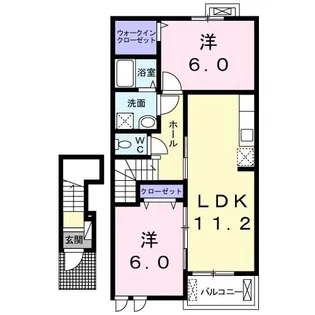 フリシュ・II【2階】の間取り