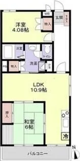 ハイム三栄【3階】の間取り