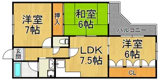 サンシャルマンユキ【2階】の間取り