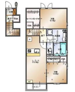 ラルジュ【2階】の間取り