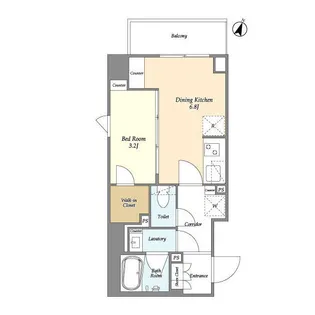 スタイリオ雪谷大塚レジデンス【2階】の間取り