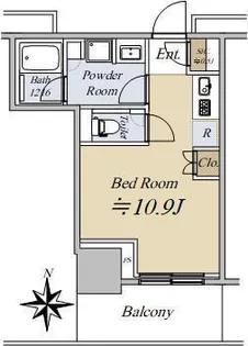 大崎ステーションレジデンス【15階】の間取り