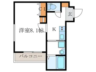 仮)NEXT LIFE 丹波口東【2階】の間取り