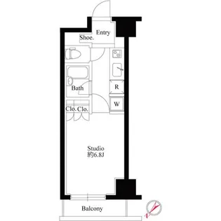 グランスイート銀座レスティモナーク【13階】の間取り