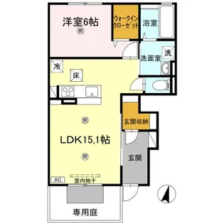 レグルス A棟【1階】の間取り
